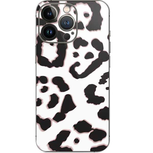 B&W Leopard iPhone 14 Pro Skin
